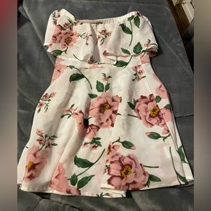 Off the shoulder toddle dress